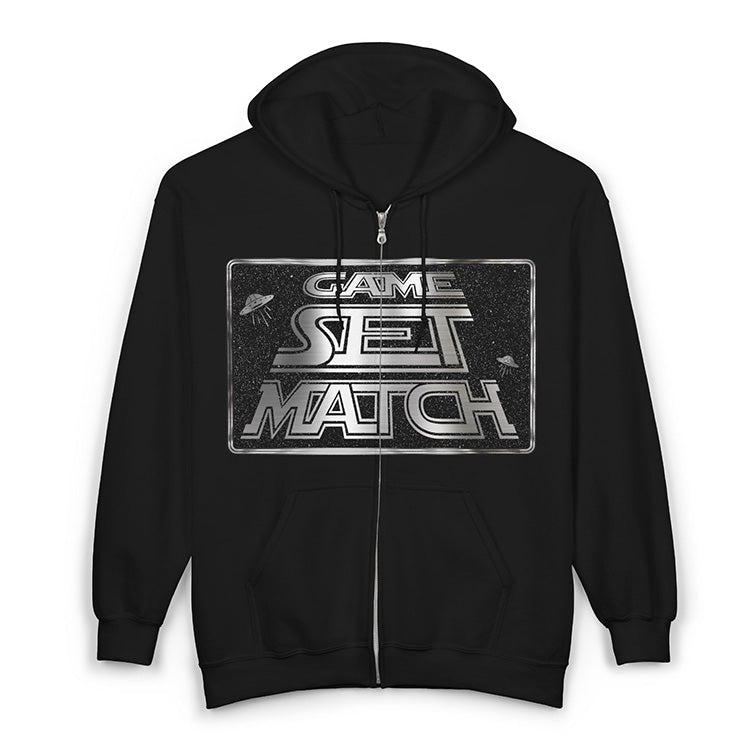 Game Set Match Zip Hoodie