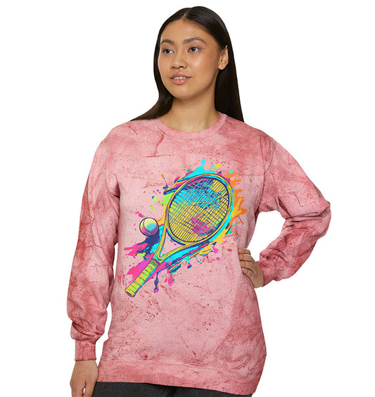 Tennis Paint Splatter Sweatshirt