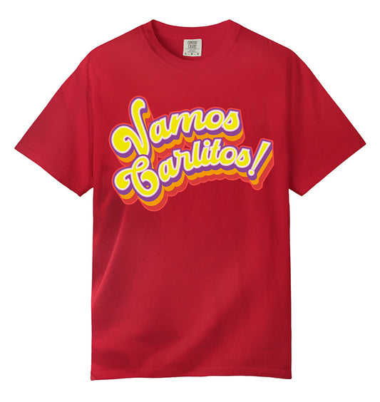 Vamos Carlitos! Text Tee