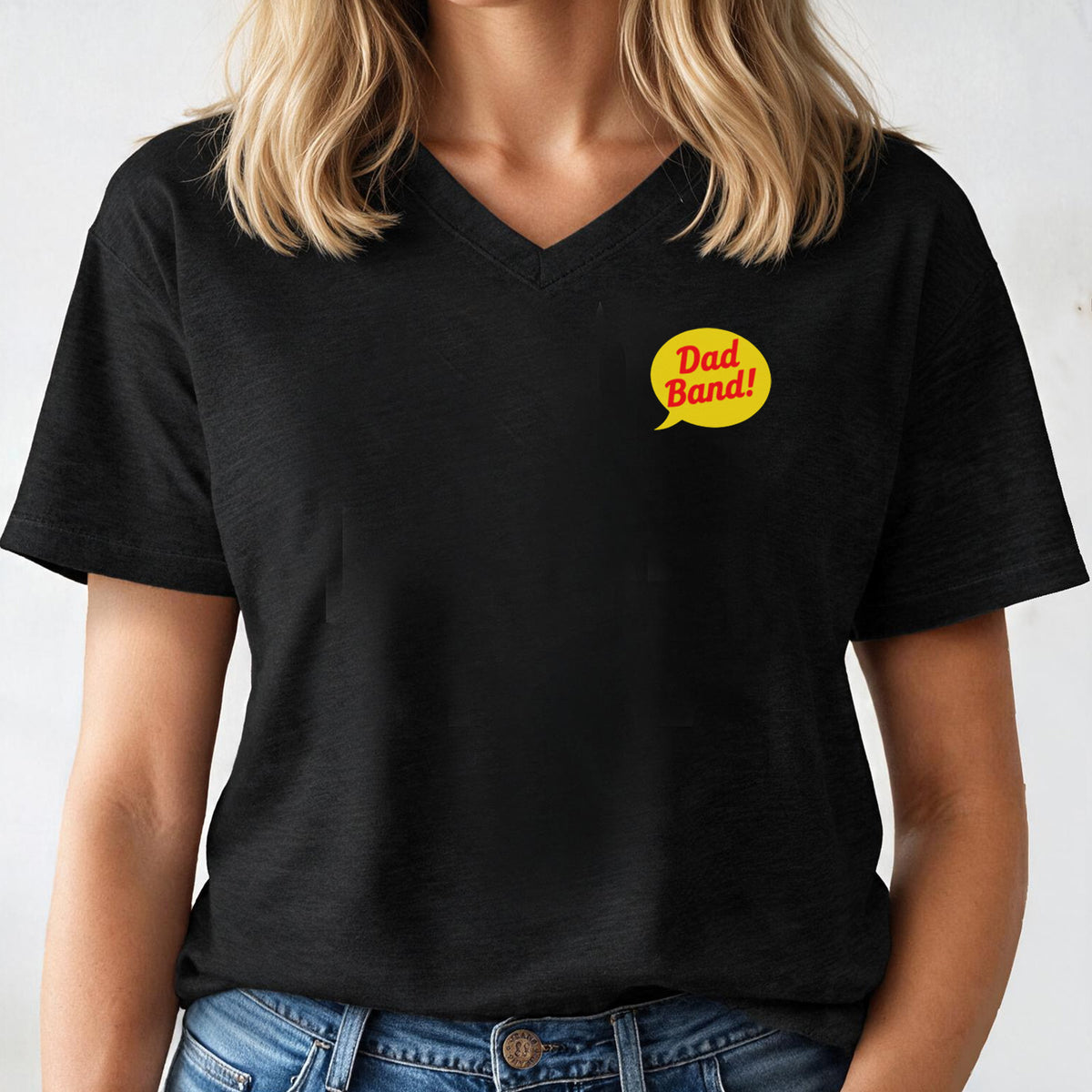 Dad Band V-Neck Tee