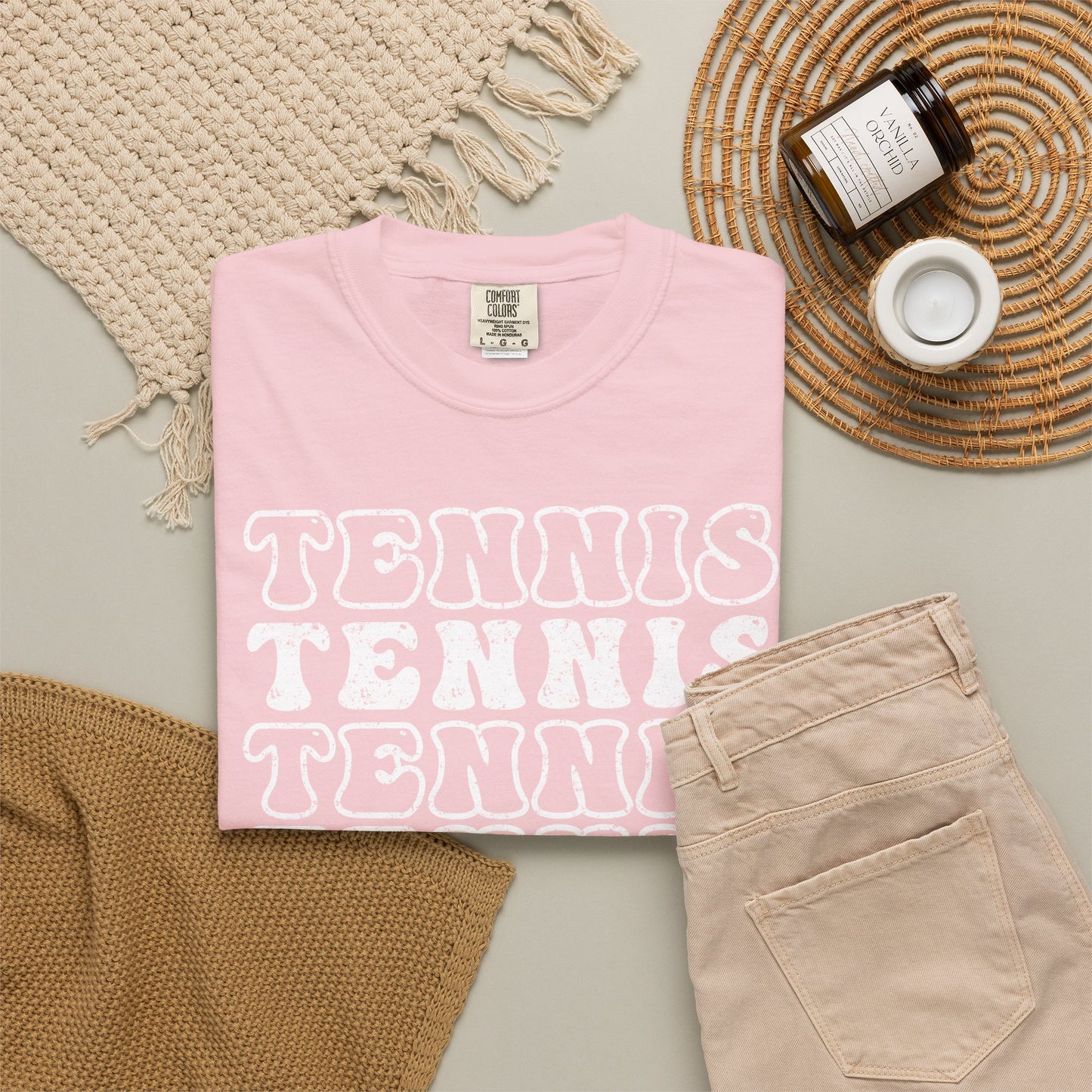 Tennis Text Tee (W)
