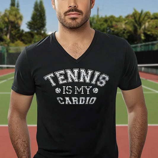 Tennis Cardio V-Neck Tee