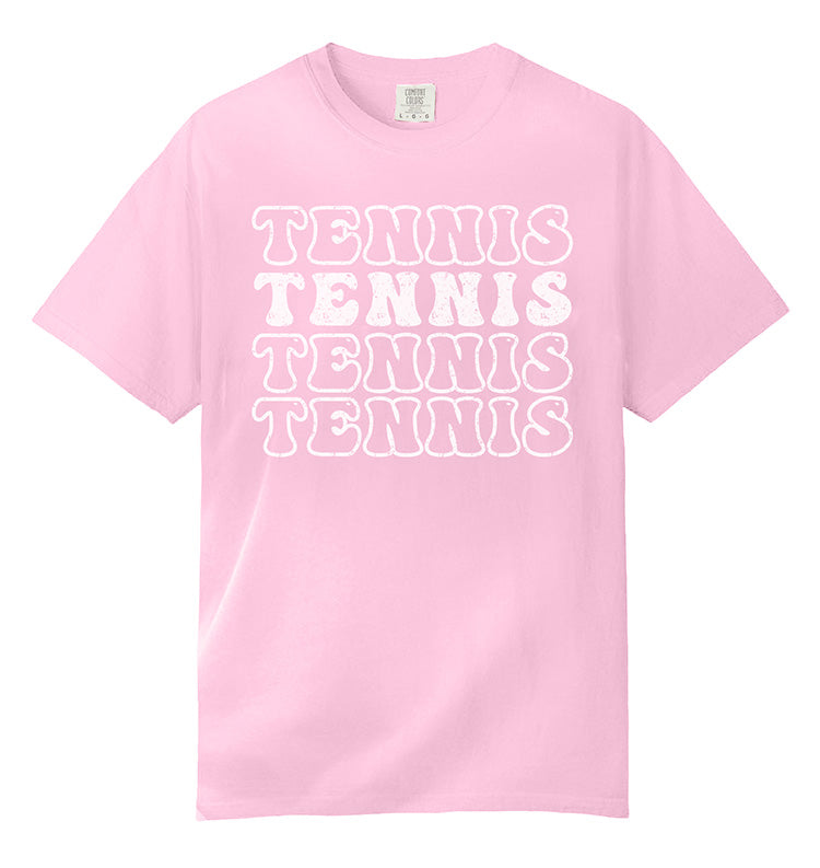 Tennis Text Tee (W)