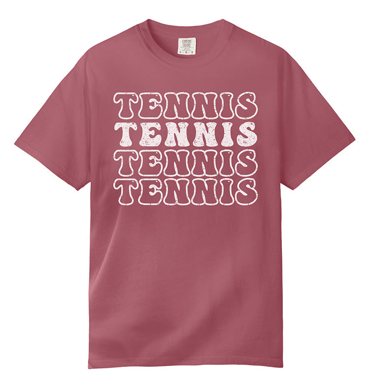 Tennis Text Tee (W)