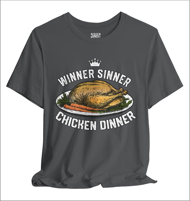Winner Sinner Chicken Dinner Tee